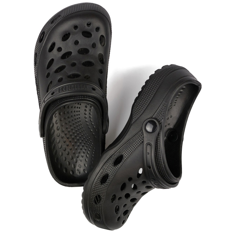 Tongs Crocs noires le noir 2