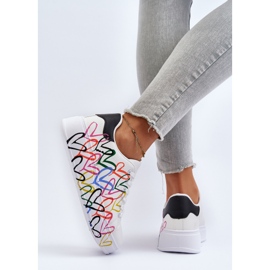 Baskets Femme Avec Coeurs Blanc Claral blanche 9