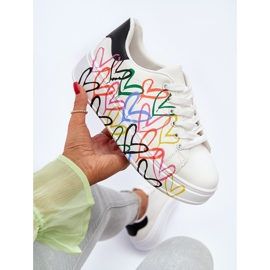 Baskets Femme Avec Coeurs Blanc Claral blanche 2