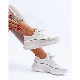 Chaussures de sport pour femmes Big Star NN274662 blanc 1