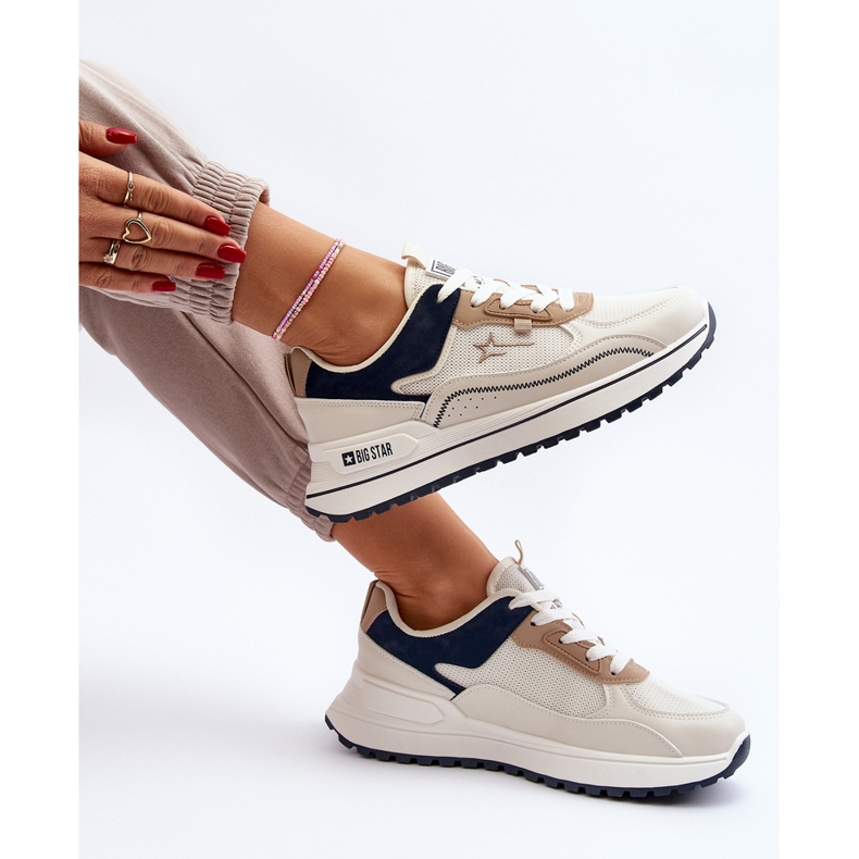 Baskets Big Star Femme NN274A092 Beige 1