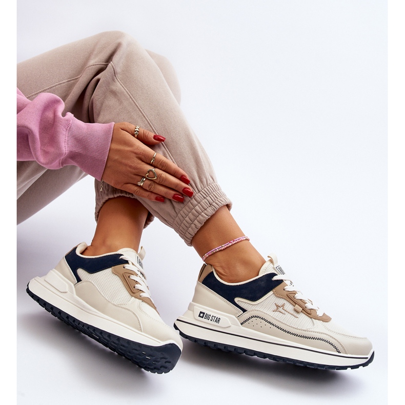 Baskets Big Star Femme NN274A092 Beige 2