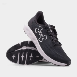 Chaussures de course Under Armour Charged Pursuit 3 M 3026518-001 noir 1