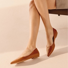 Marco Shoes Ballerines subtiles brun 1