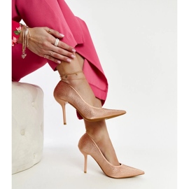 Escarpins à talons hauts rose clair de Liena 1