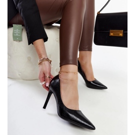 Escarpins Wines vernis noirs 1