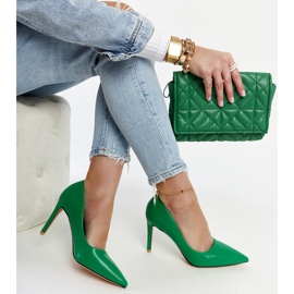 Talons hauts Yassira classiques verts 1