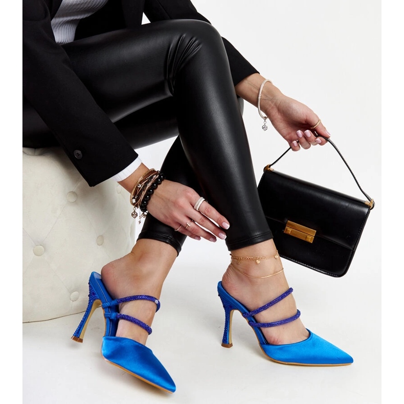 Tongs à talons bleues par Raffaelina 1