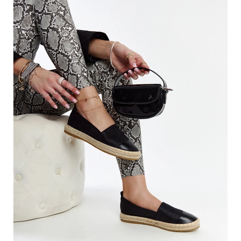 Espadrilles Carugo noires 1