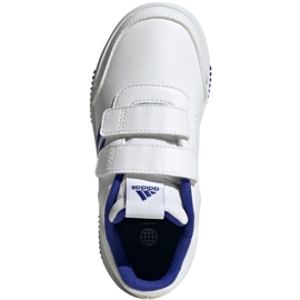 Chaussures Adidas Tensaur Hook and Loop H06307 blanche 2