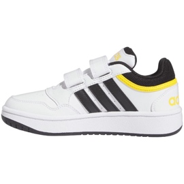 Chaussures Adidas Hoops 3.0 Cf C Jr IF5316 blanche 8