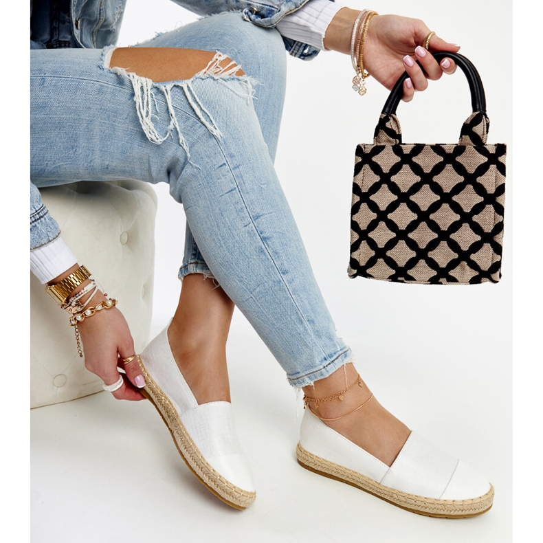 Espadrilles Carugo blanches 1