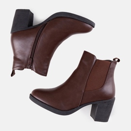 Bottines marron Classy brun 2