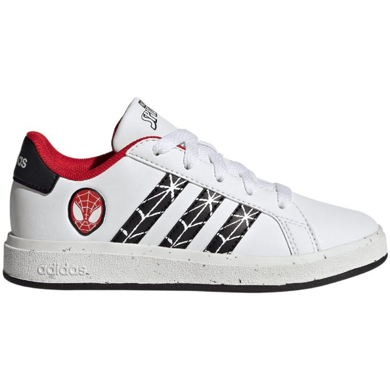 Chaussures Adidas Grand Court Spider-man K Jr IG7169 blanc 1