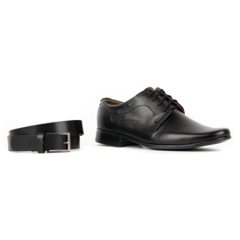 Lukas Chaussures en cuir noir j1 noir 6