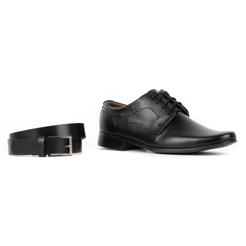 Lukas Chaussures en cuir noir j1 noir 6