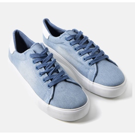Sneakers Cinq homme bleu clair 1 Sneakers Cinq homme bleu clair 1