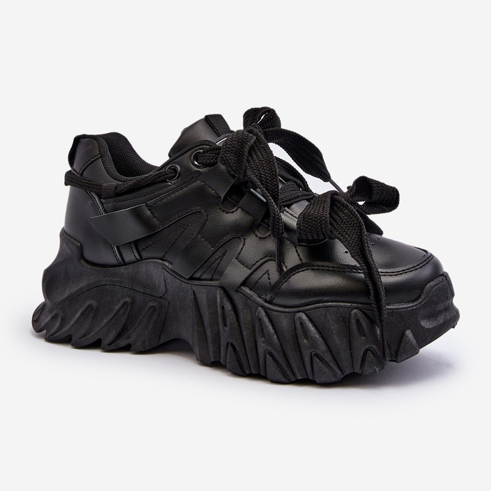 Baskets à Semelle épaisse pour Femme Noir Ellerai le noir 1 Baskets à Semelle épaisse pour Femme Noir Ellerai le noir 1