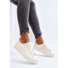 Baskets en cuir écologique pour femmes Big Star NN274847 Blanc 1