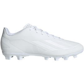 Chaussures de football Adidas X Crazyfast.4 FxG GY7432 blanc 1