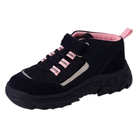 Befado chaussures pour enfants marine / rose 515Y001 noir 2