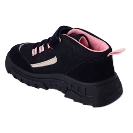 Befado chaussures pour enfants marine / rose 515Y001 le noir 3