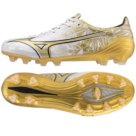 Chaussures de football Mizuno Morelia Alfa Japan Md P1GA246050 blanche 1