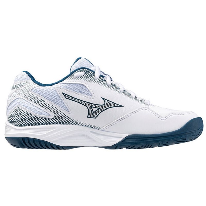 Chaussures de handball Mizuno Stealth Star 2 X1GC230721 blanche 1 Chaussures de handball Mizuno Stealth Star 2 X1GC230721 blanche 1