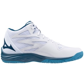 Chaussures de volley-ball Mizuno Thunder Blade Z Mid M V1GA237521 blanc 1