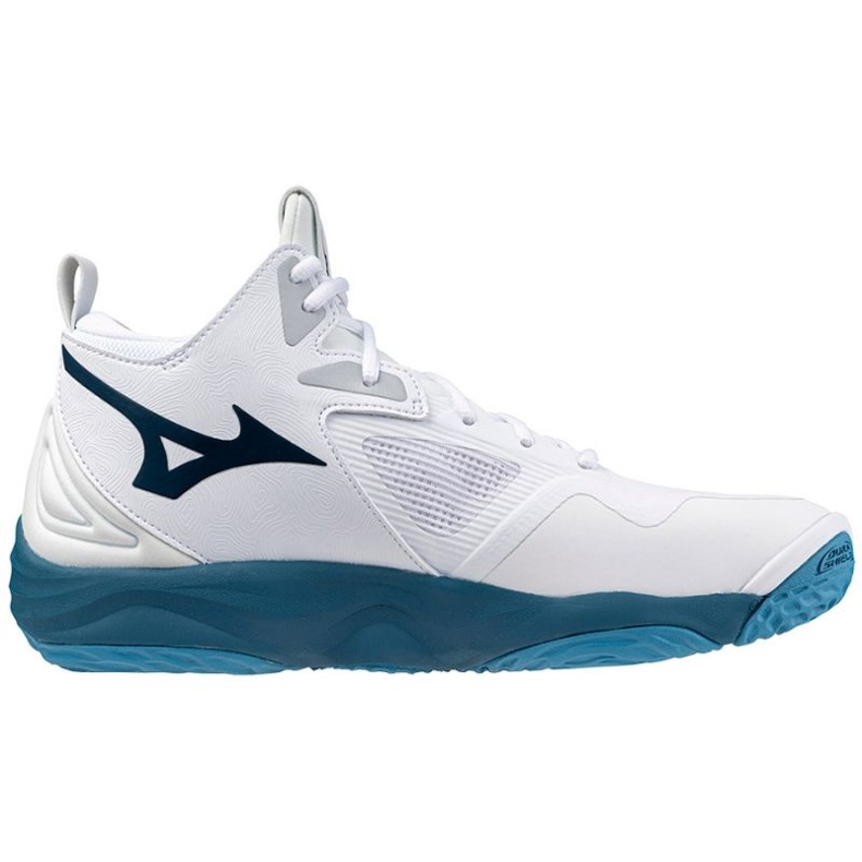 Chaussures de volley-ball Mizuno Wave Momentum 3 Mid V1GA231721 blanc 1