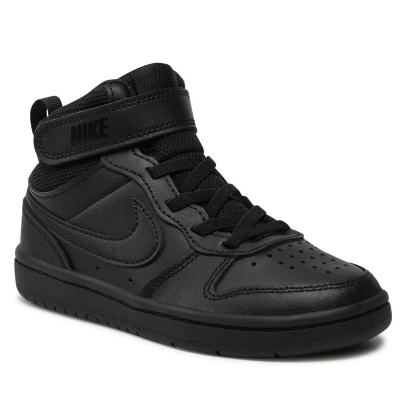 Chaussures Nike Court Borough Mid 2 Jr CD7783-001 noir 1