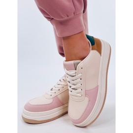 Baskets femme Everss roses 2