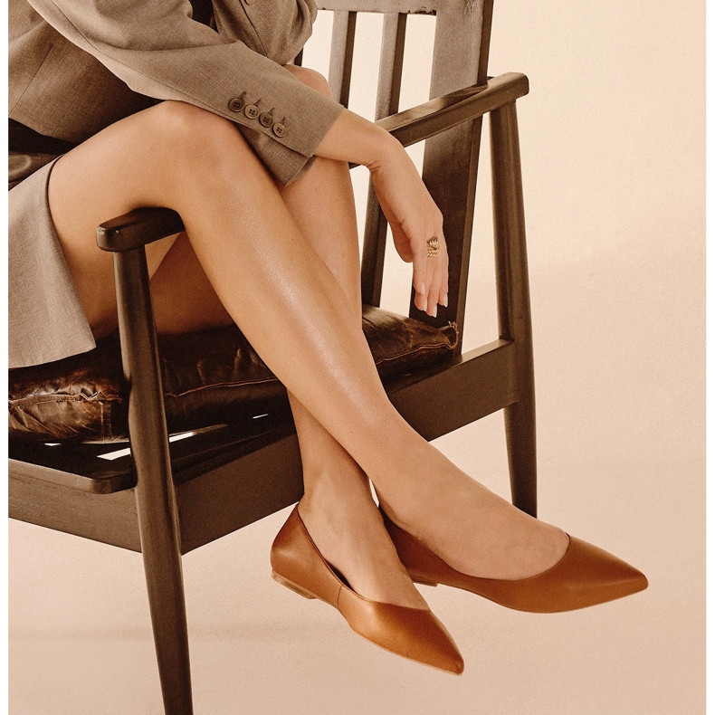 Marco Shoes Ballerines subtiles brun 2