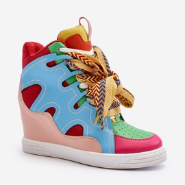Baskets Compensées Femme Multicolore Leoppa 2
