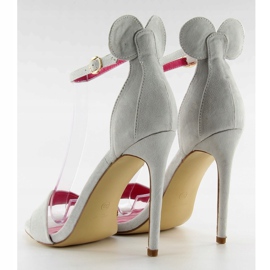 Sandales à talon haut Mickey 1900 Gris 1