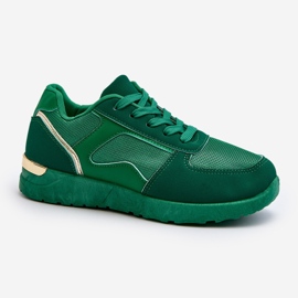 Baskets de sport pour femmes, chaussures vertes Kleffaria 1