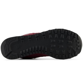 Chaussures New Balance U574BGH Bordeaux rouge 4