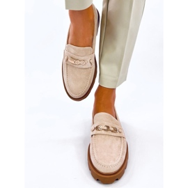 Mocassins femme Molla Beige 1