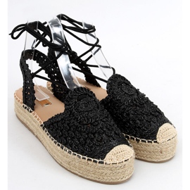 Espadrilles Kalista noires pour femmes 1