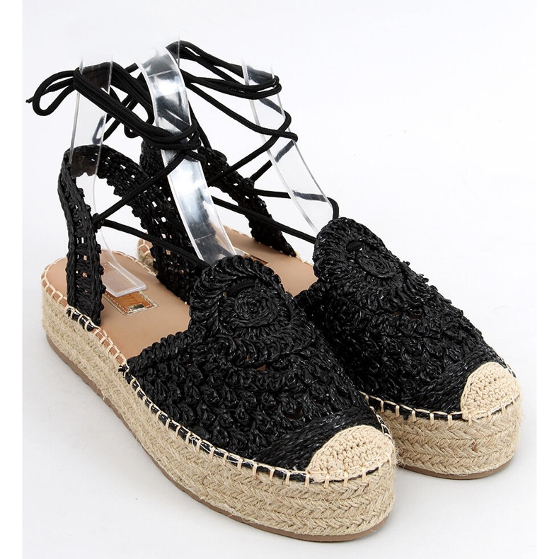 Espadrilles Kalista noires pour femmes le noir 1 Espadrilles Kalista noires pour femmes le noir 1