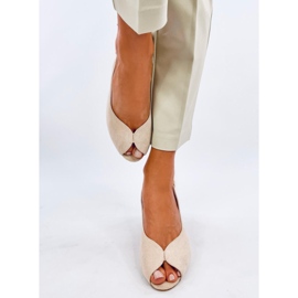 Sandales à talons Venus Beige 1