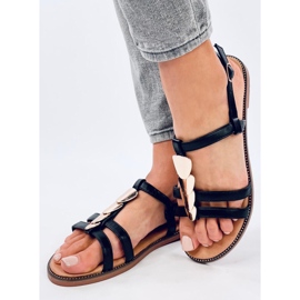 Sandales femme Hermine Noir le noir 2