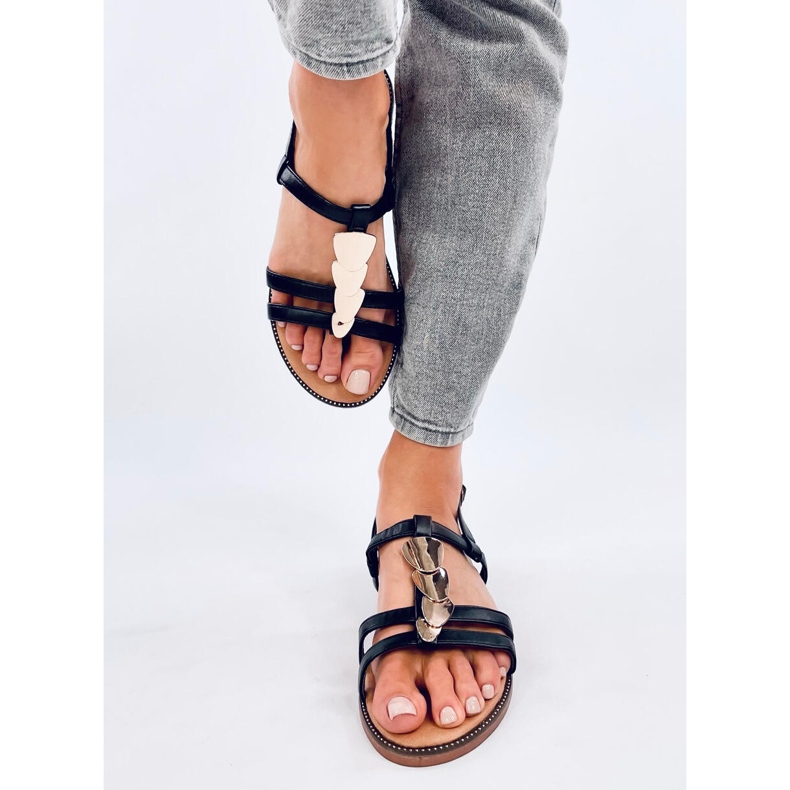 Sandales femme Hermine Noir le noir 1