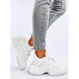 Nuthall Baskets compensées blanches 2