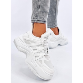 Nuthall Baskets compensées blanches 3