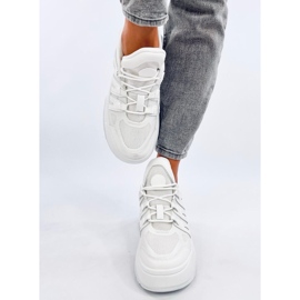 Nuthall Baskets compensées blanches 1