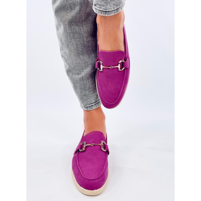 Mocassins femme Milva Fuchsia rose 1