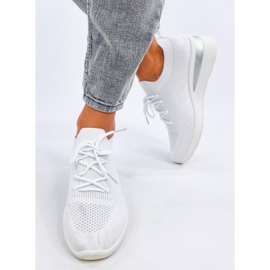Baskets compensées blanches Croft 1