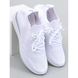 Baskets compensées blanches Croft 2
