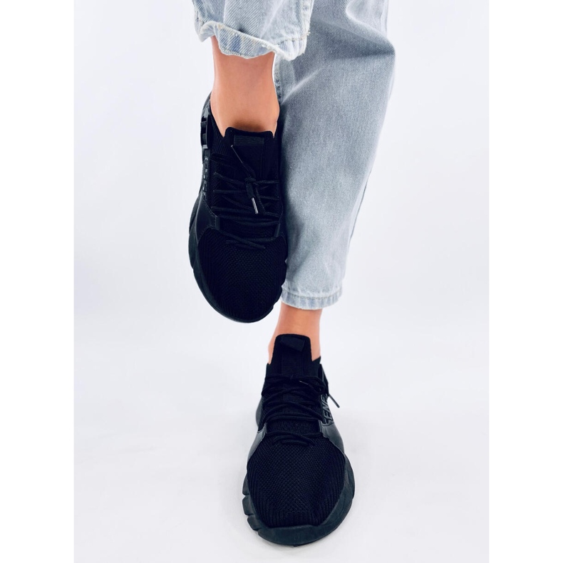Wades Baskets chaussettes noires 1